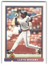 Lloyd Moseby 1991 Bowman Baseball #135 Detroit Tigers