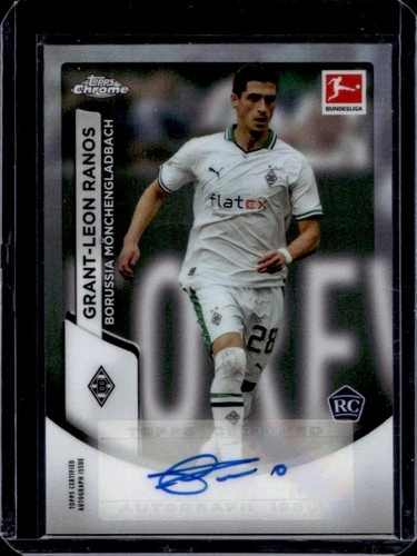 2023-24 Topps Chrome Bundesliga Grant - Leon Ranos Auto RC #BCA-GR Mönchengladbach