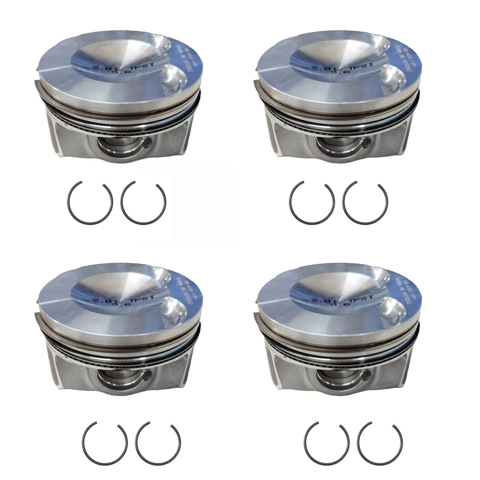 Engine Pistons Rings Φ23mm for Audi A3 2011-2013 A4 A5 A6 2012-2016 06H107065DM Foto 3 de 4