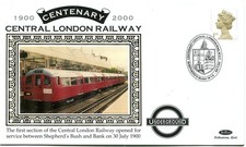 2000 Central London Railway Benham Rail Series cover No. 121 Shepherd s Bush SHS