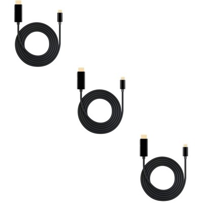 3 stücke 1,8m USB 3.1 Typ-C bis Adapterkabel für MiBile Phone -Geräte