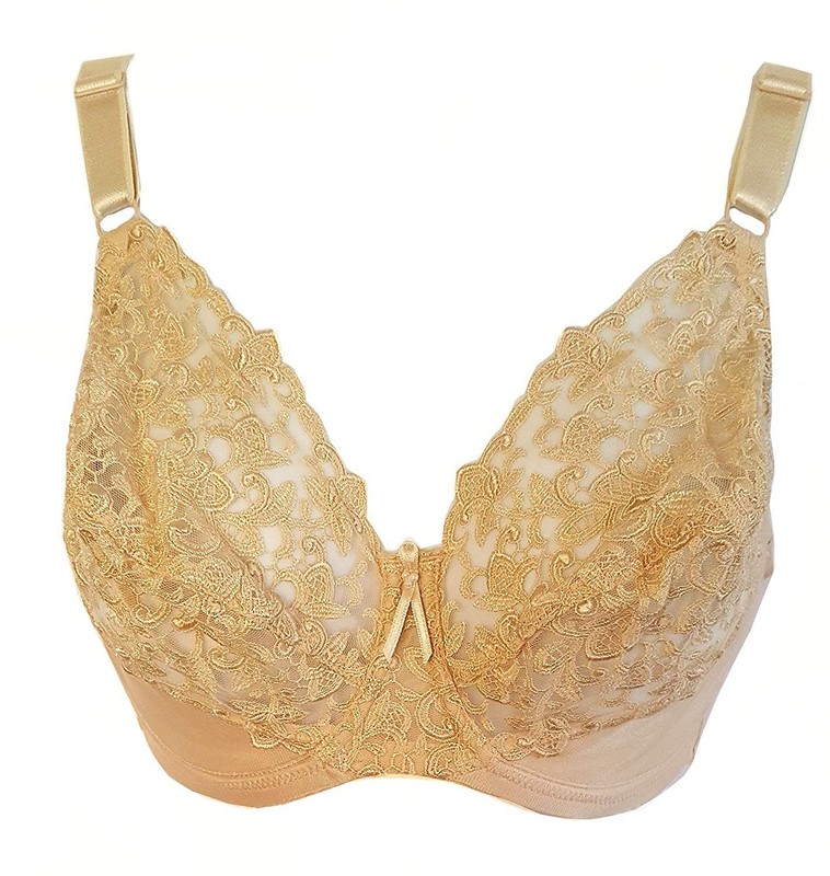 Gorgeous NWT WACOAL TAPESTRY Embroidery Lace Underwire Bra 85105 - 34D - Nude