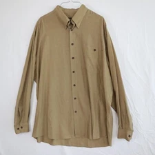 Vtg Scott Barber Shirt Mens XL Casual Pocket Button Down Check Plaid Long Sleeve