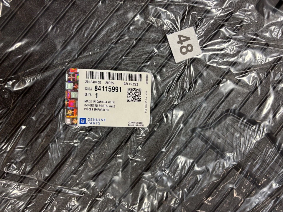 Новый OEM GM CADILLAC XT5 17-20 задний грузовой отсек всепогодный премиум коврик 84115991 - Изображение 3 из 4