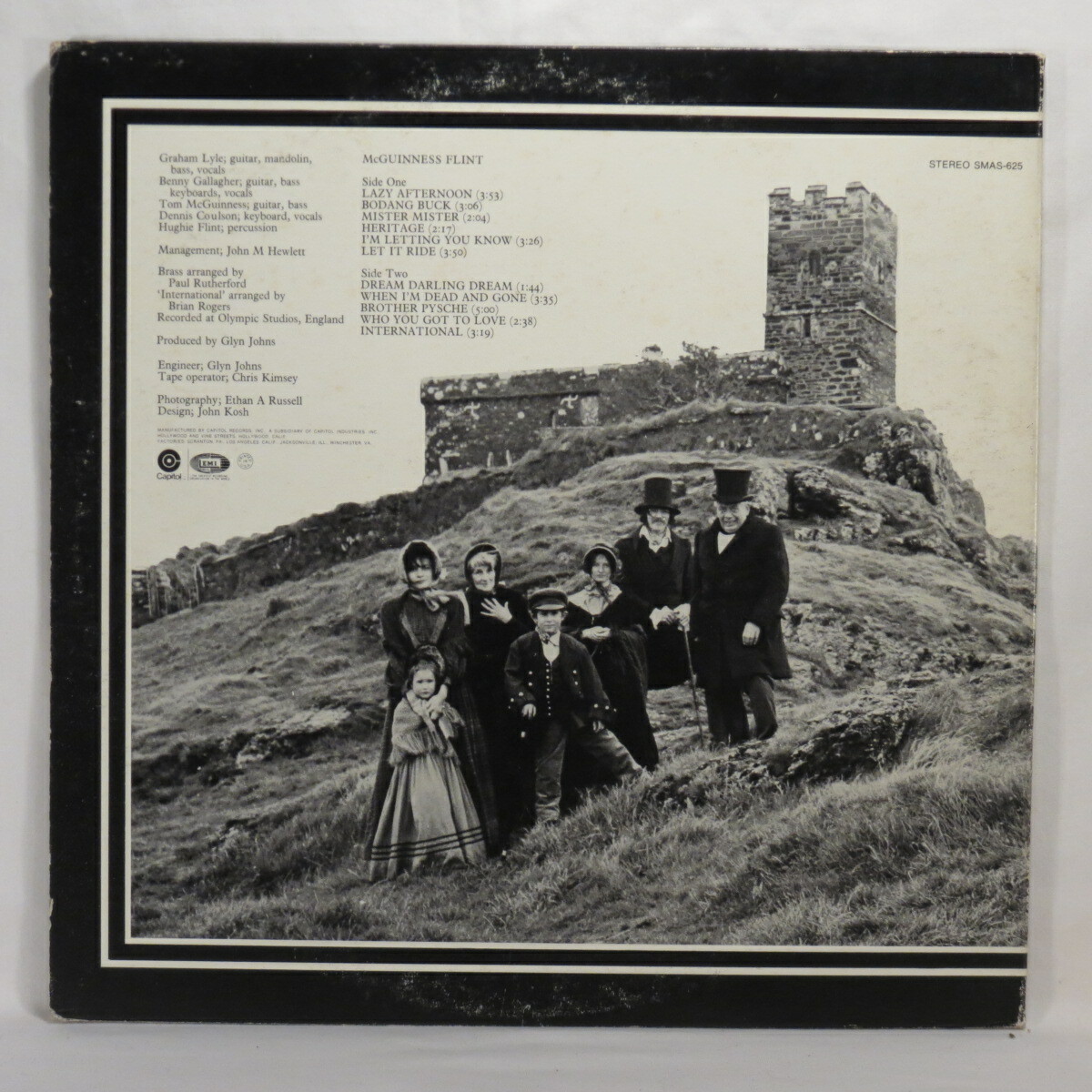 AOR CD McGuinness Flint 2アルバム McGUINNESS FLINT - S/T 1970 1st US LP EX/ NM Gallagher