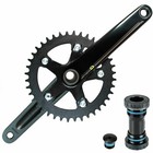 Samox Road Racing Bike Single Speed Narrow Wide Crankset Direct Mount 40T 175mm