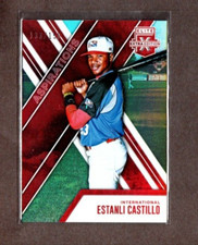 2017 Panini Elite Extra Aspirations Red ESTANLI CASTILLO (RC) #173 133/150