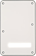 Genuine Fender Strat Backplate 3 Ply White, Black, White, MPN 0991321000