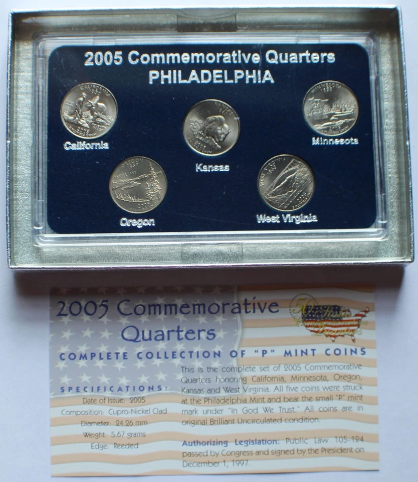 2005 - 2008 50 States Commemorative Quarters, Denver/Philly/Gold Edition 12 Sets - Image 3 of 4