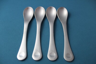Robert Welch PENDULUM Teaspoons (Set of 4) Stainless Satin NEW 6 3/8''