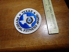 TEXAS PHYSICAL FITNESS AWARD  HIGH SCOOL COLLEGE PHYSICAL EDUCATION PATCH BX H#6