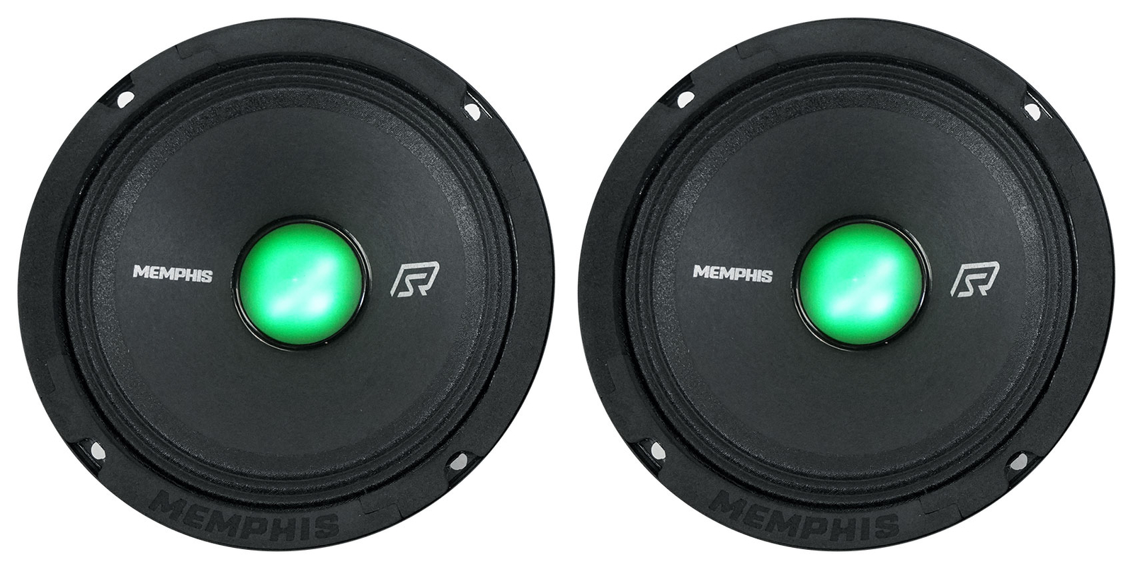 Пара компонентных автомобильных динамиков Memphis Audio SRXP62CV2 SRX Pro 65 мощностью 250 Вт со светодиодной подсветкой