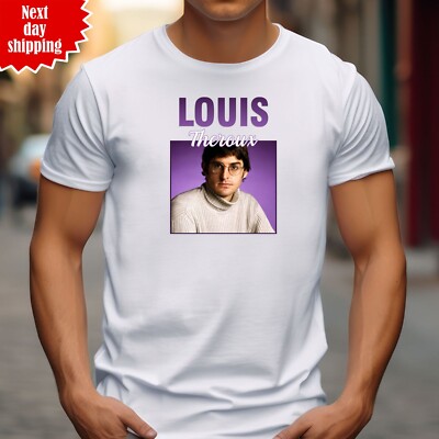 Louis Theroux T-Shirt bedruckt lustig klassisch 90er Retro Kurzarm Herren Tee Oberteil