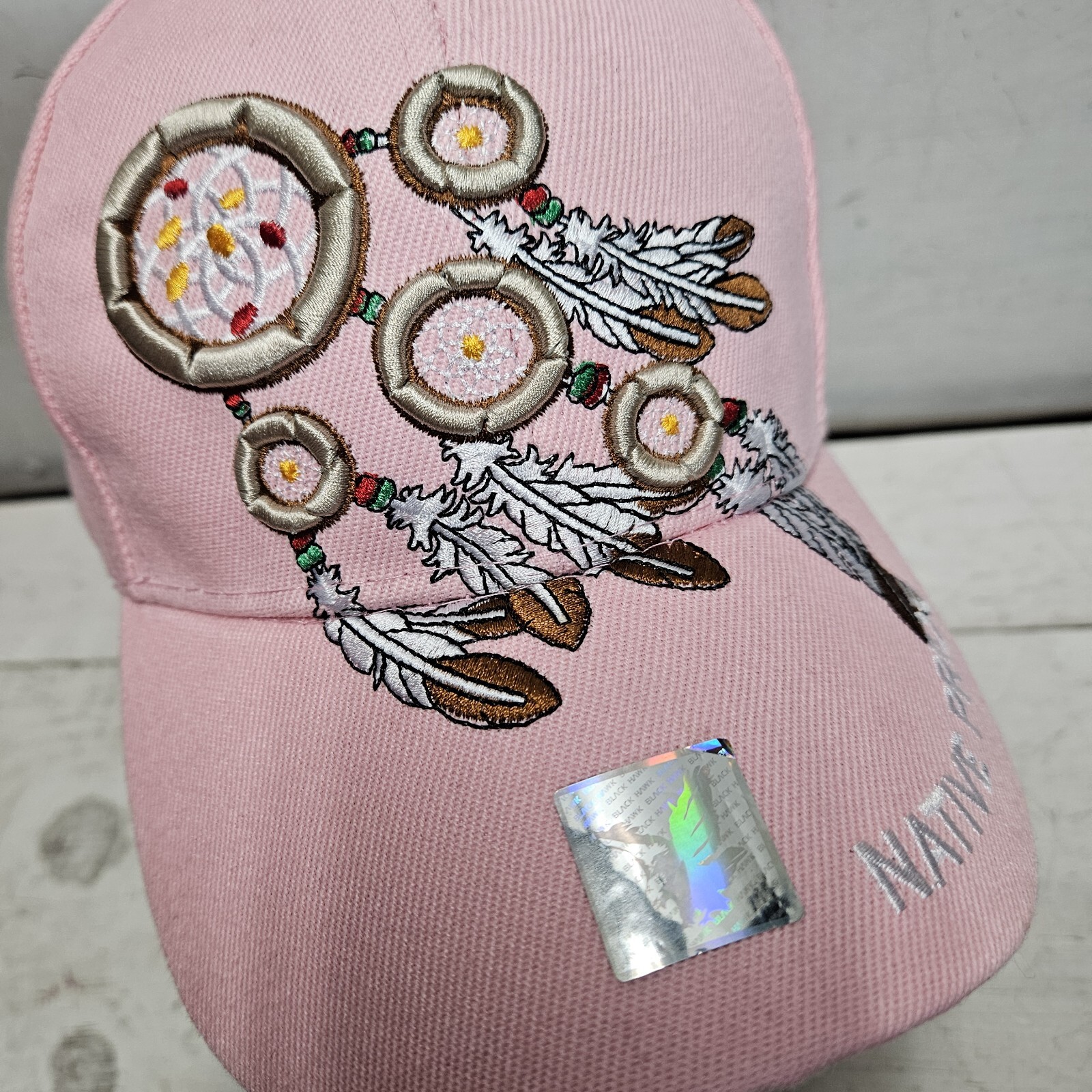 2 Native Pride Embroidered Strapback Hats Indigen… - image 11