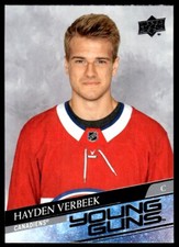 2020-21 Upper Deck Young Guns Hayden Verbeek Rookie Montreal Canadiens #714 R52