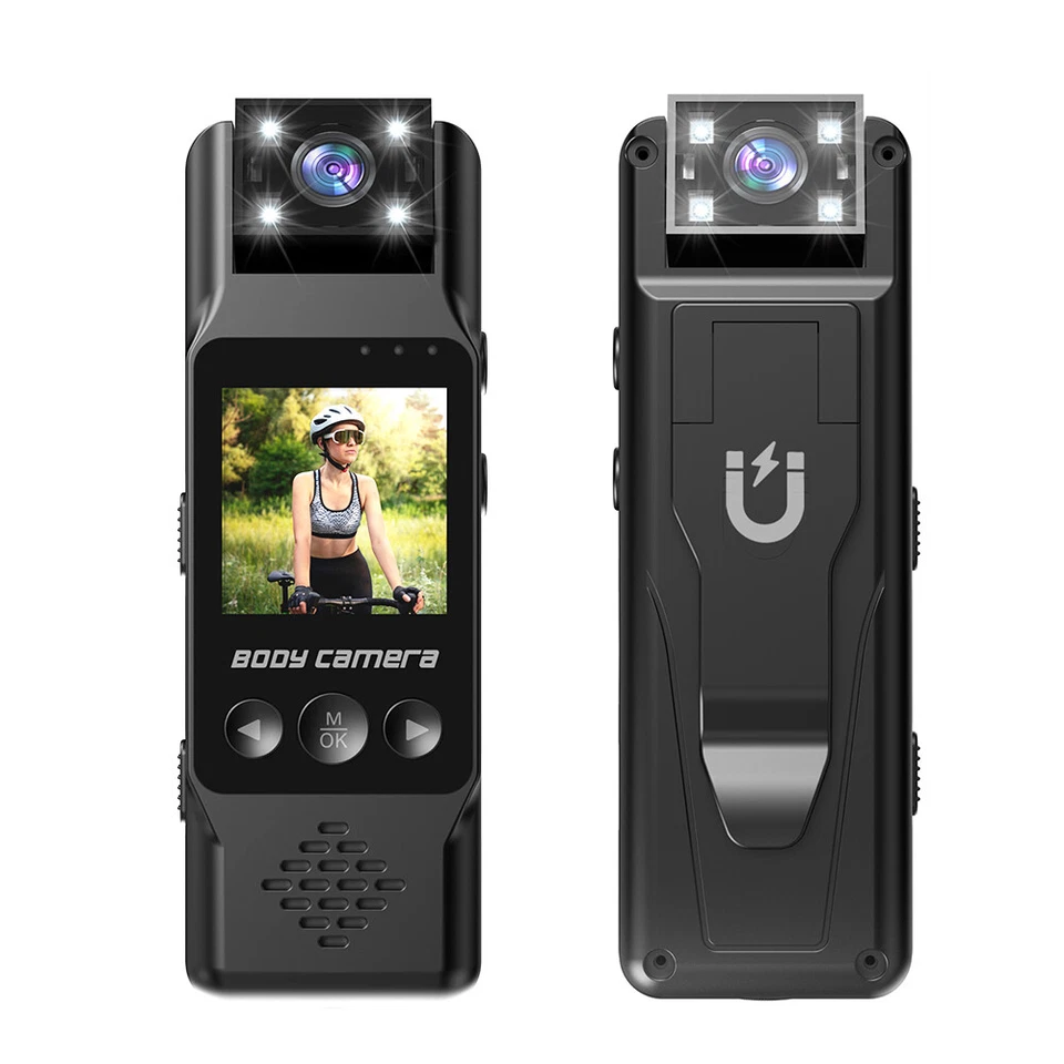 Portable Police Body Camera with Audio Recording 4K 2K HD Night Vision Camcorder - Image 2 of 4