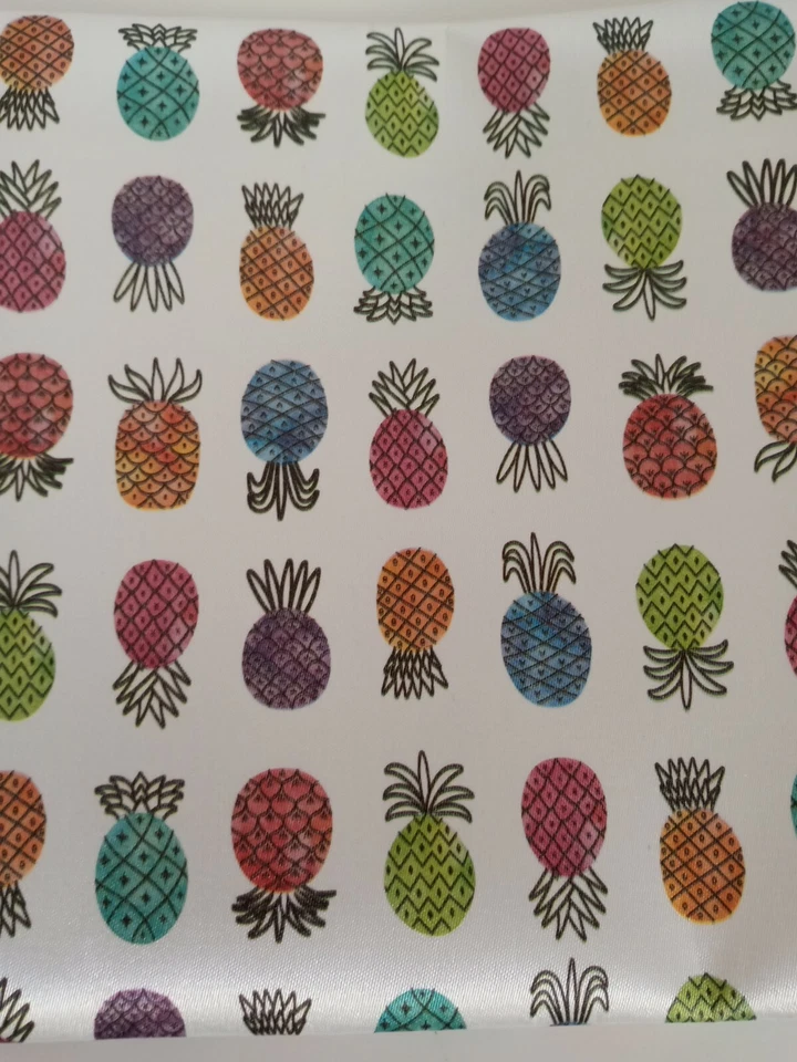 Cosmetic Bags, Lot of 3, Tropical Prints with Wrist Straps - Image 4 of 4