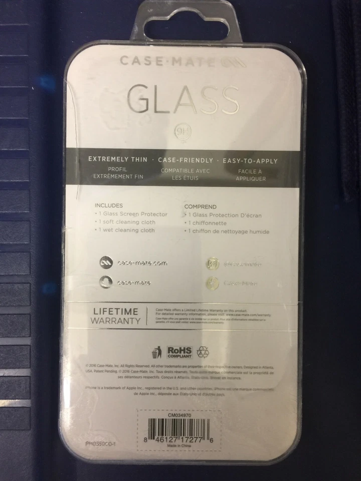 Funda protectora de pantalla de vidrio templado mate para teléfono celular 9H para iPhone 6/6s/7 Foto 2 de 4