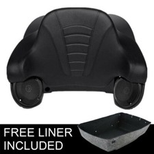 Matte Black King Trunk Luggage Backrest Speakers Fit For Harley Touring 2014-26