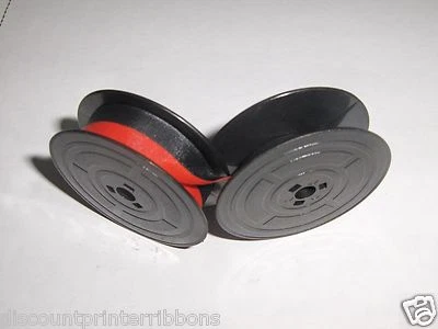 Olivetti Lettera 31 Typewriter Ribbon Black and Red Ink Original Olivetti Spools