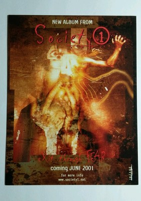 SOCIETY 1 EXIT THROUGH FEAR HANDS 4x5.5 SM POSTER POSTCARD