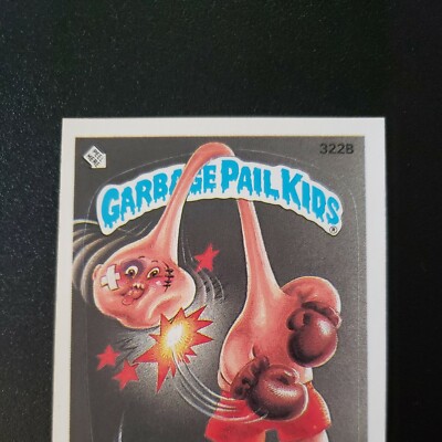 1987 Topps Garbage Pail Kids Series 8 Sparrin' Warren 322b GPK