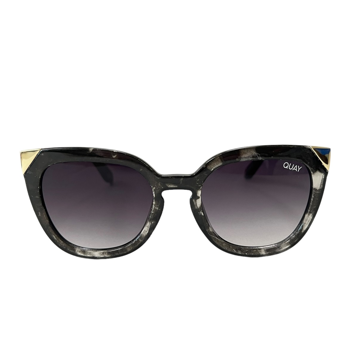 Quay Australia Noosa Metal Sunglasses Black Tortoise Smoke  display picture 1