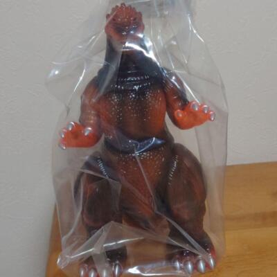 マルサン 1989 ゴジラ ビオゴジ 350 Orange clear 2023 MARUSAN 350 1989 9” GODZILLA CLEAR ORANGE COLOR VERSION
