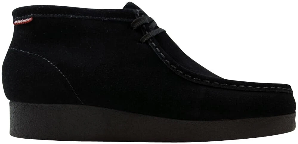 Clarks Padmore Wallabee 78731 Men s Triple Black Suede Boot Size