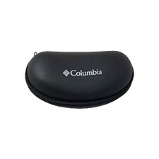 COLUMBIA BLACK ZIPPERED SUNGLASSES GLASSES CASE HARD SHELL