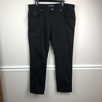 U.S. Polo ASSN Men's Black Activate Stretch Straight Pant Sz 38 X 32 | eBay