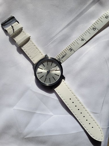 Montre CHILLI BEANS RE CR 0095 Blanche - Cadran Vert, Bracelet Tacheté - Neuf Avec étiquettes