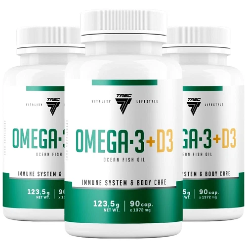 Omega-3 + D3 - Support for Heart, Immune System, Healthy Bones and Joints