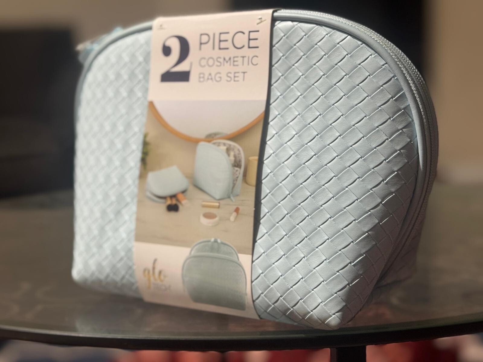 Glotech 2 Piece Cosmetic Bag Set