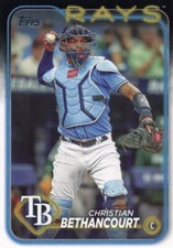 2024 Topps #96 Christian Bethancourt Tampa Bay Rays Baseball Card