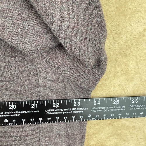 Artisan NY maglione donna 1x viola accogliente morbido collo cappuccio costine tunica lunga con cappuccio - Foto 9 di 14