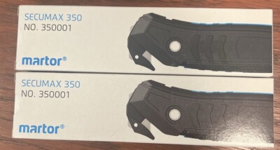 New2 pack MARTOR SECUMAX 350 350001 COMPACT SAFETY KNIFE/ BOX/ STRAP CUTTER TOOL