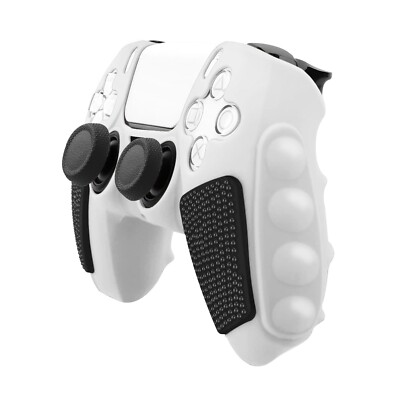 Funda protectora Para Sony PS5 de silicona Color blanco negro