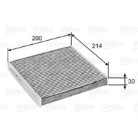 Valeo Innenraumfilter Aktivkohlefilter FüR Ford Transit Bus Fd_ _ Fb_ Fs_