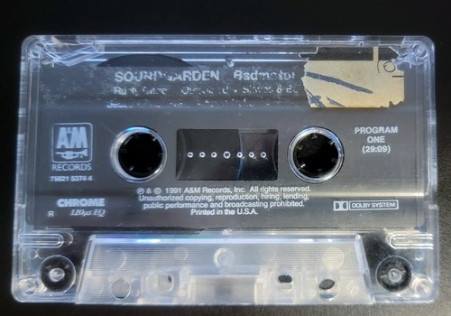 Soundgarden "Badmotorfinger" 1991 cassette (A&M) - Picture 4 of 5