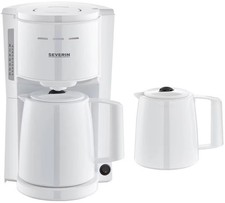 Severin KA 9309 Kaffeemaschine Filterkaffee Isolierkanne 1000 Watt weiß 1838393