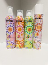 Amika 4pc Hair Styling Set Perk Up Dry Shampoo, Mousse, Texture Hairspray Lot