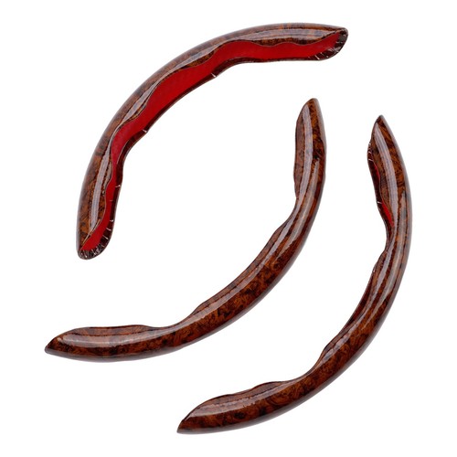 Convenient and Quick Installation Peach Wood Steering Wheel Cover for Cars - Picture 11 of 20