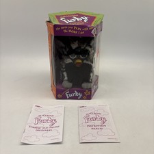Furby Tiger Electronics 1999 Vintage Leopard Print W/ Box For Parts As Is