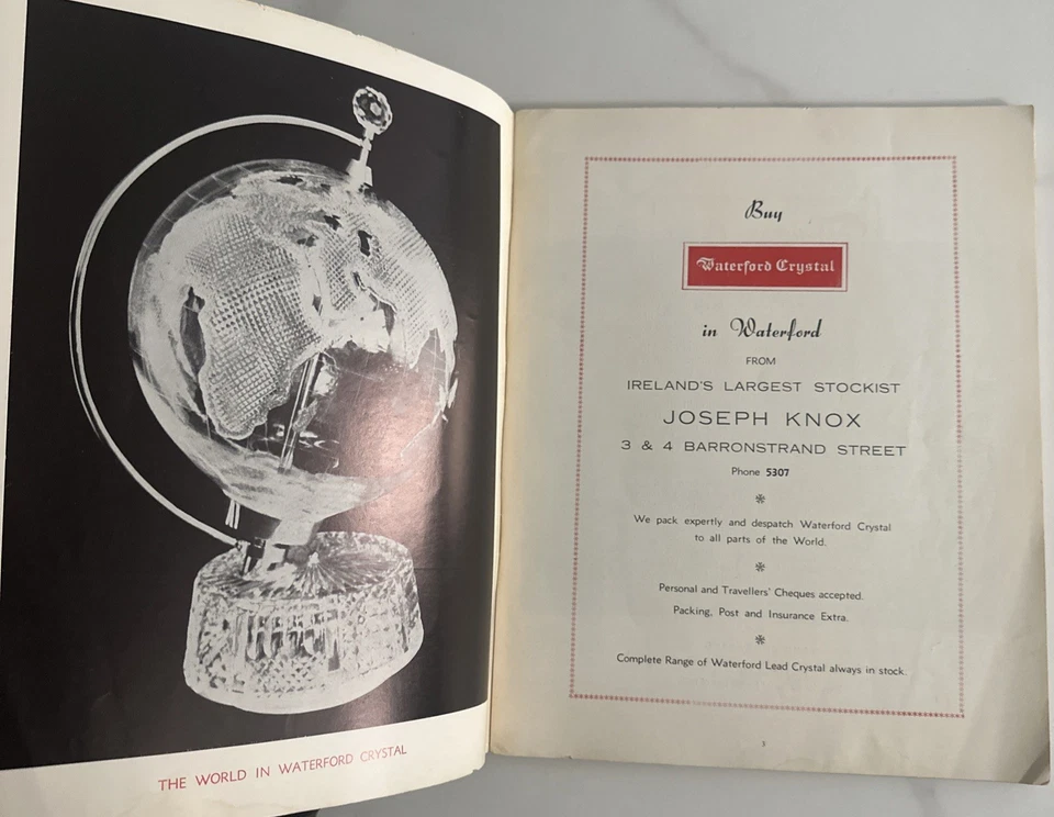Waterford Crystal Ireland 1963 Waterford Glass Catálogo Lista de precios Ref. 160 páginas Foto 4 de 4