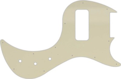 WD Custom Pickguard For Gibson 5 String EB5 Bass #55 Parchment 3 Ply