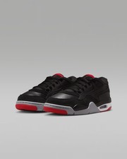 Air Jordan 4 RM Black/Varsity Red-Wolf Grey FQ7938 061 Size4.5 GS