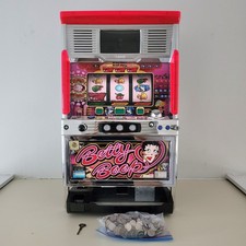 RARE Sammy Pachislo Token Slot Machine Betty Boop Japanese w/ Key & Tokens