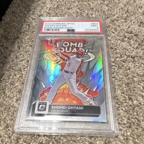 2022 Panini Donruss Optic Bomb Squad Holo Prizm Shohei Ohtani #BS-3 PSA 9 Angels