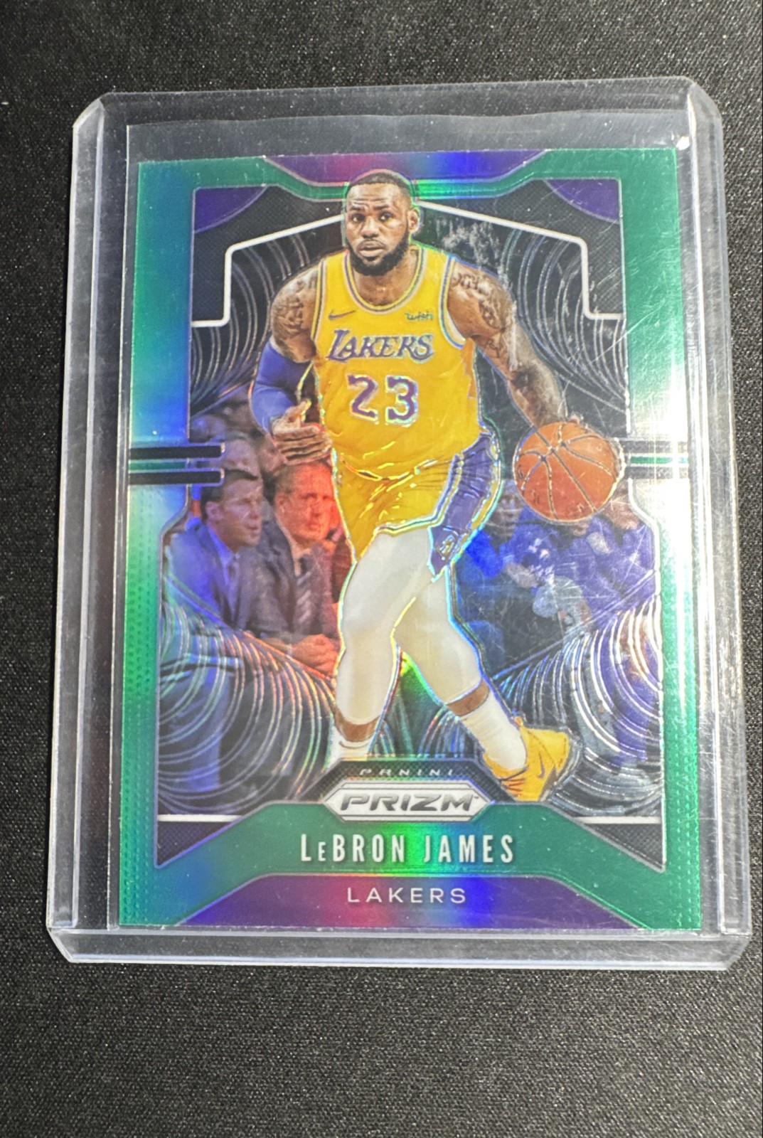 2019-20 Panini Prizm - LeBron James #129 Green Prizm
